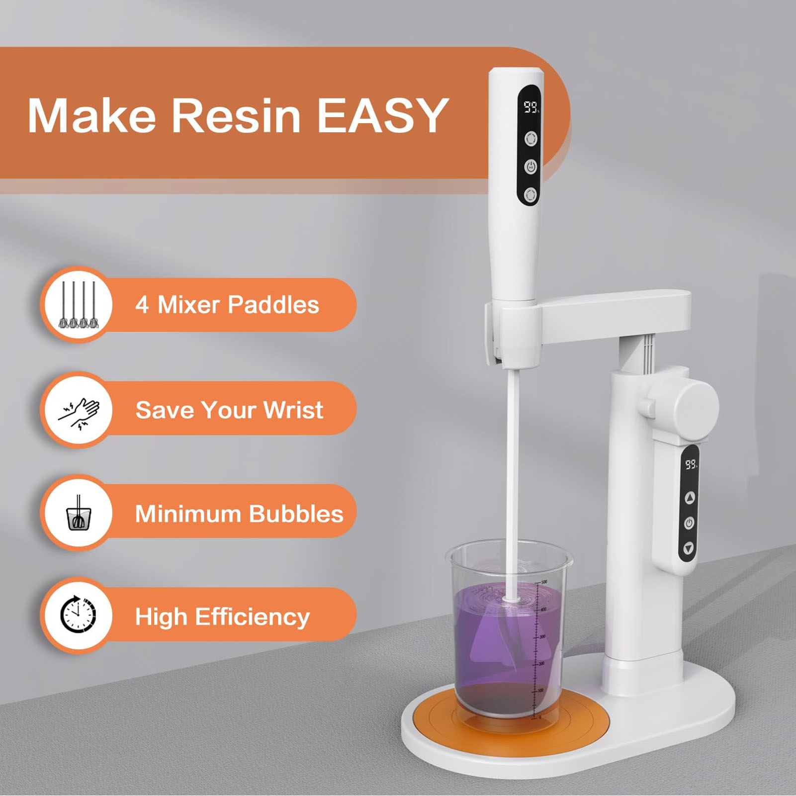 Resin Art Machine - Electric Resin Stirrer Electric Resin Mixer