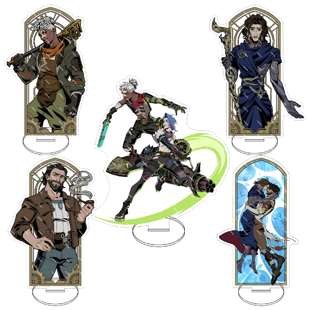 Resin Art Anime - Arcane：League of Legends Acrylic Game Stand