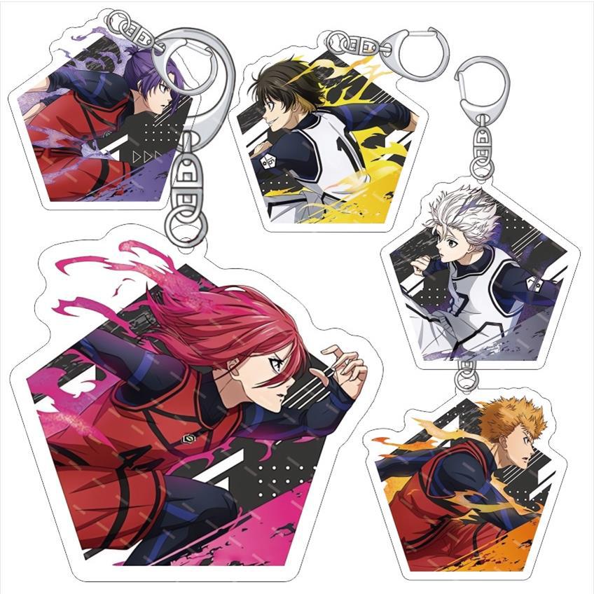 Resin Art Anime - Anime Blue Lock Acrylic Girl Keychain