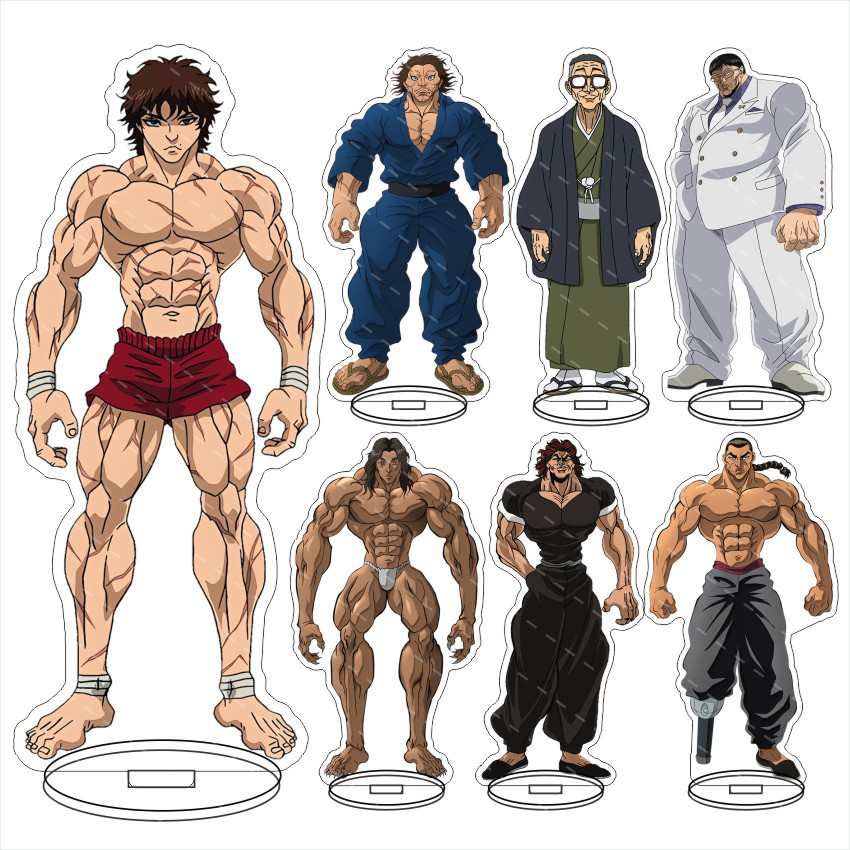 Resin Art Anime - Grappler Baki Baki Hanma Acrylic Figure