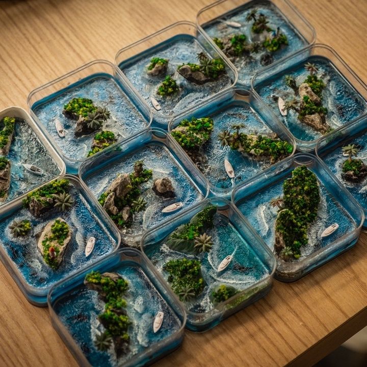 Handcrafted Micro-Island of Fa - Resin Art Ideas review and price