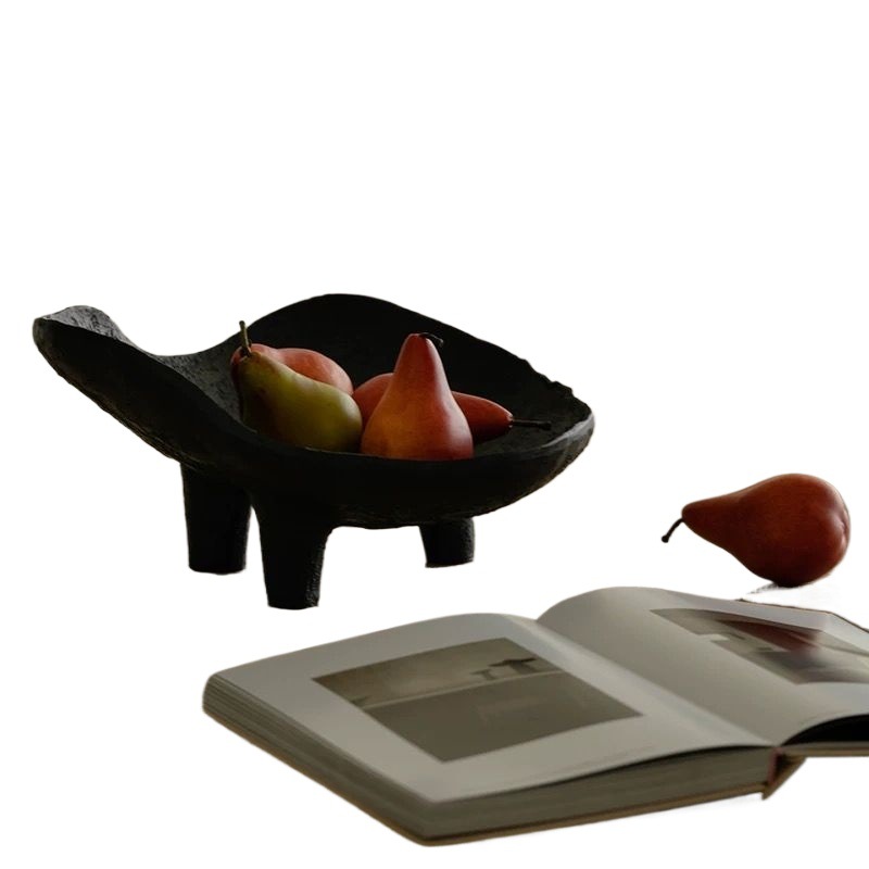 Black Fruit Plate Resin Storag - Resin Art Wooden Tray review and price