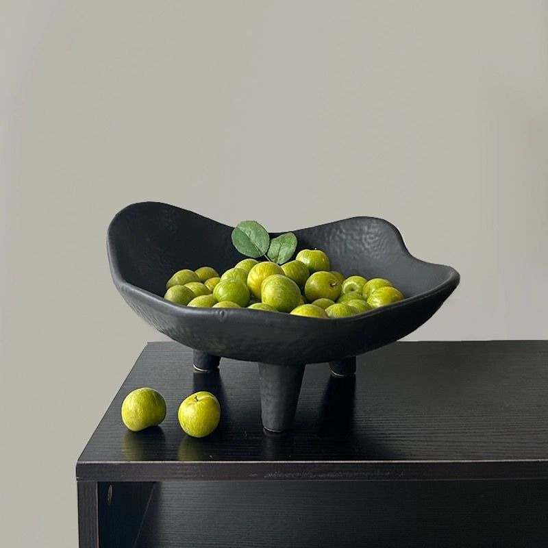 Black Fruit Plate Resin Storag - Resin Art Wooden Tray review and price