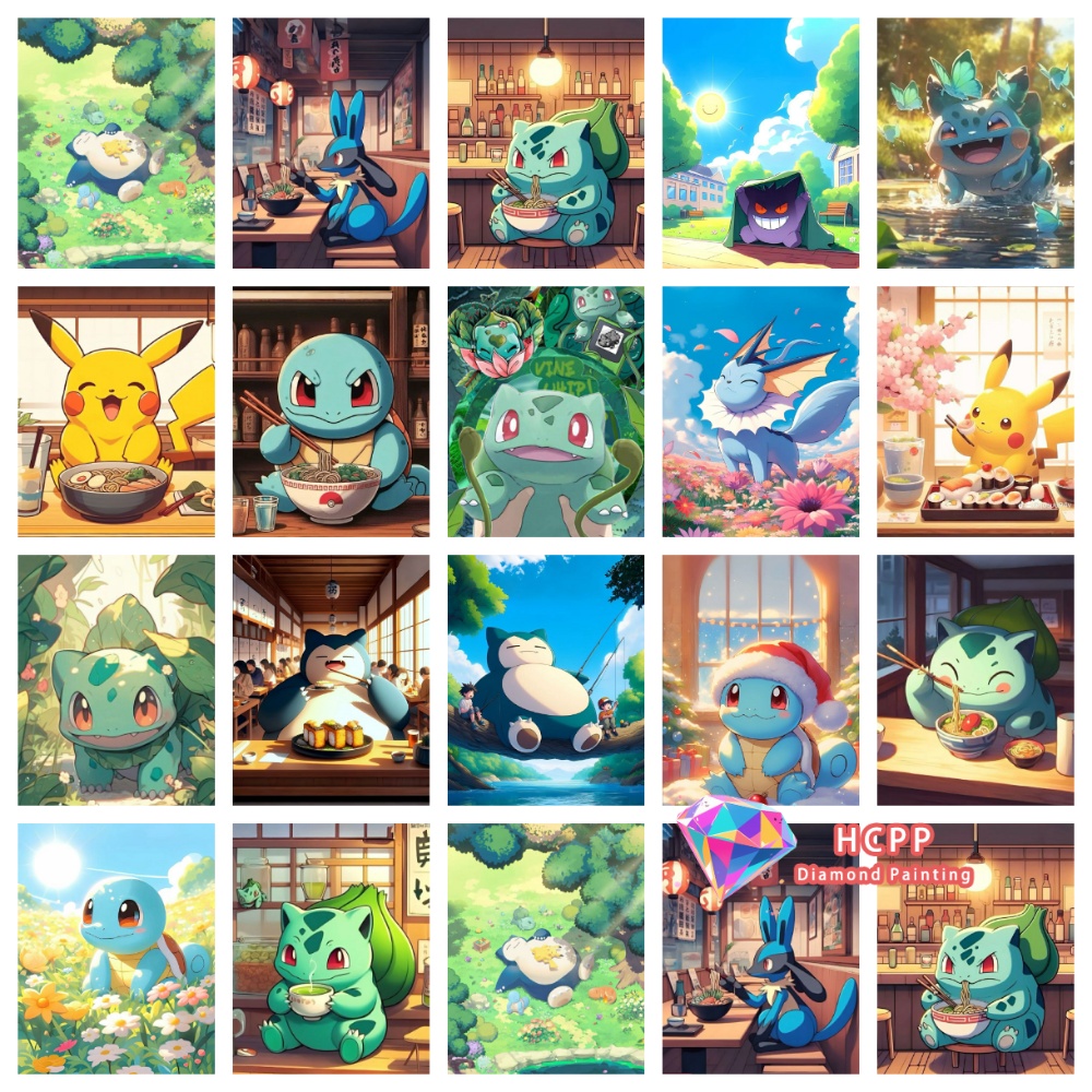 Pikachu Bulbasaur Squirtle Ani - Resin Art For Beginners review and price