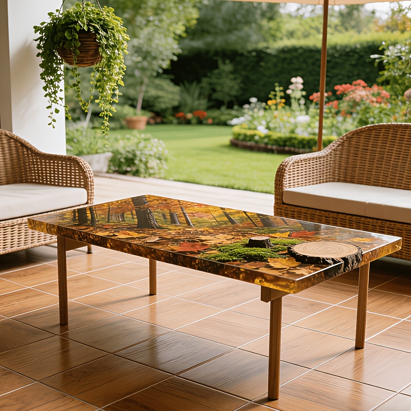 Large Epoxy Resin River Table  - Resin Art Wooden Tray review and price