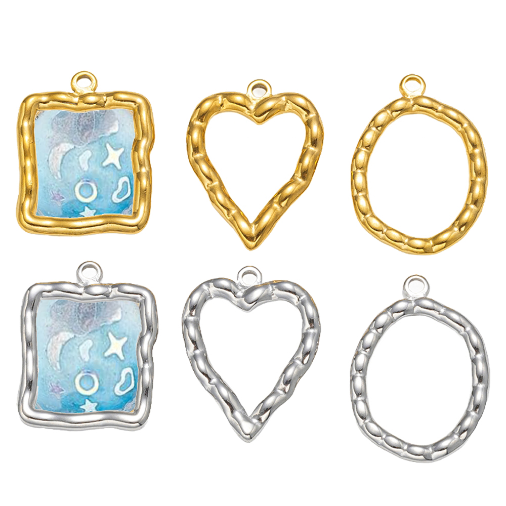 5pcs Stainless Steel Heart Rou - Resin Art Heart review and price