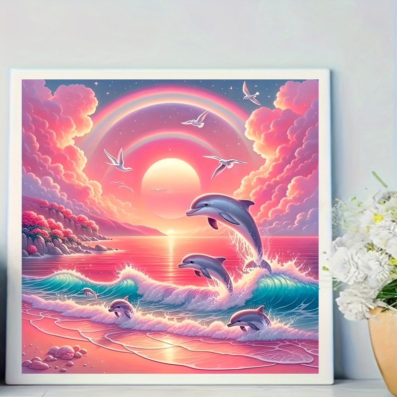 Diamond Painting Kit, Pink Sky - Resin Art For Beginners review and price