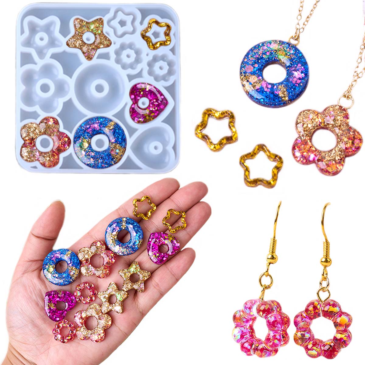 Multifuntional Jewelry Silicon - Resin Art Heart review and price