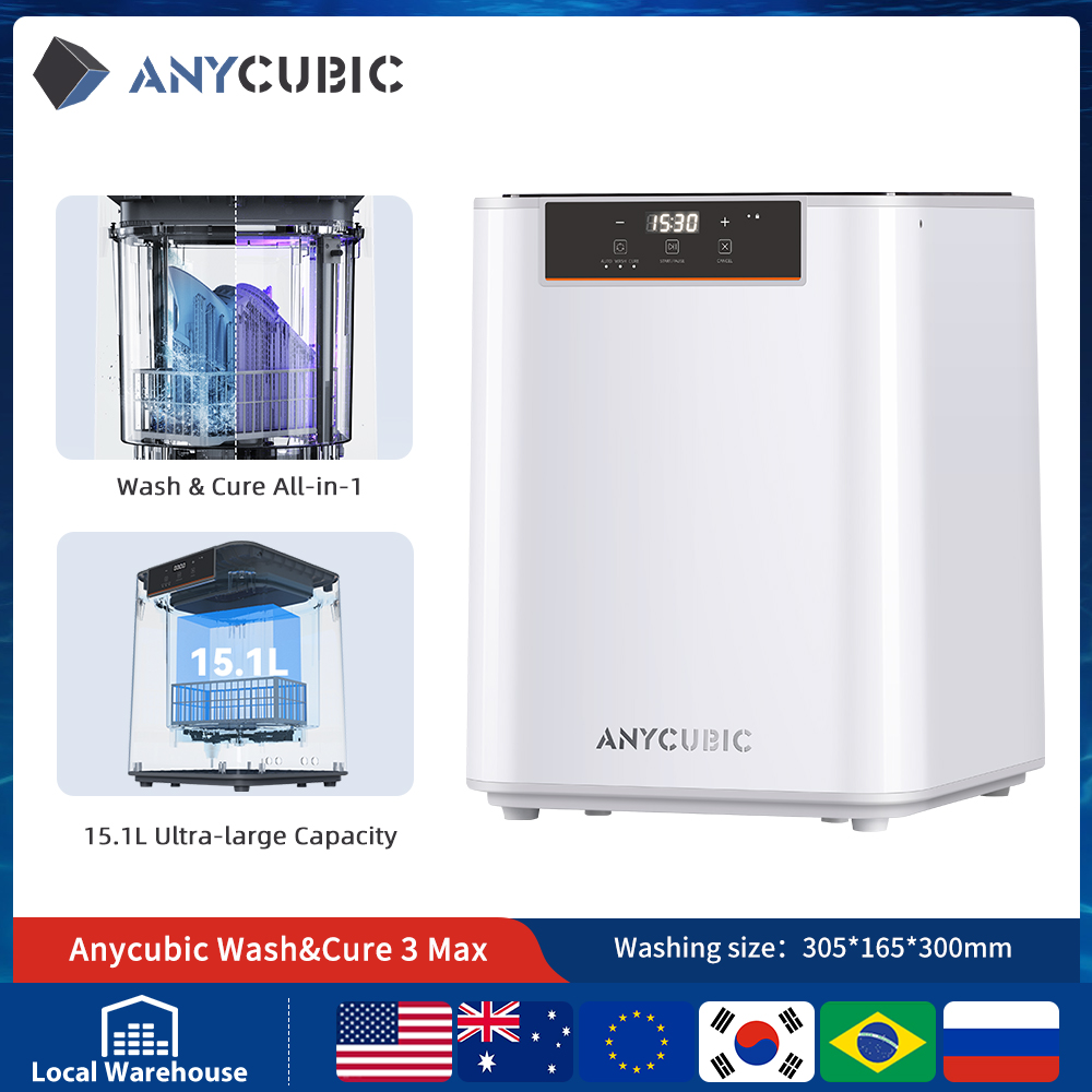 ANYCUBIC Wash & Cure 3/ 3 Plus - Resin Art Machine review and price
