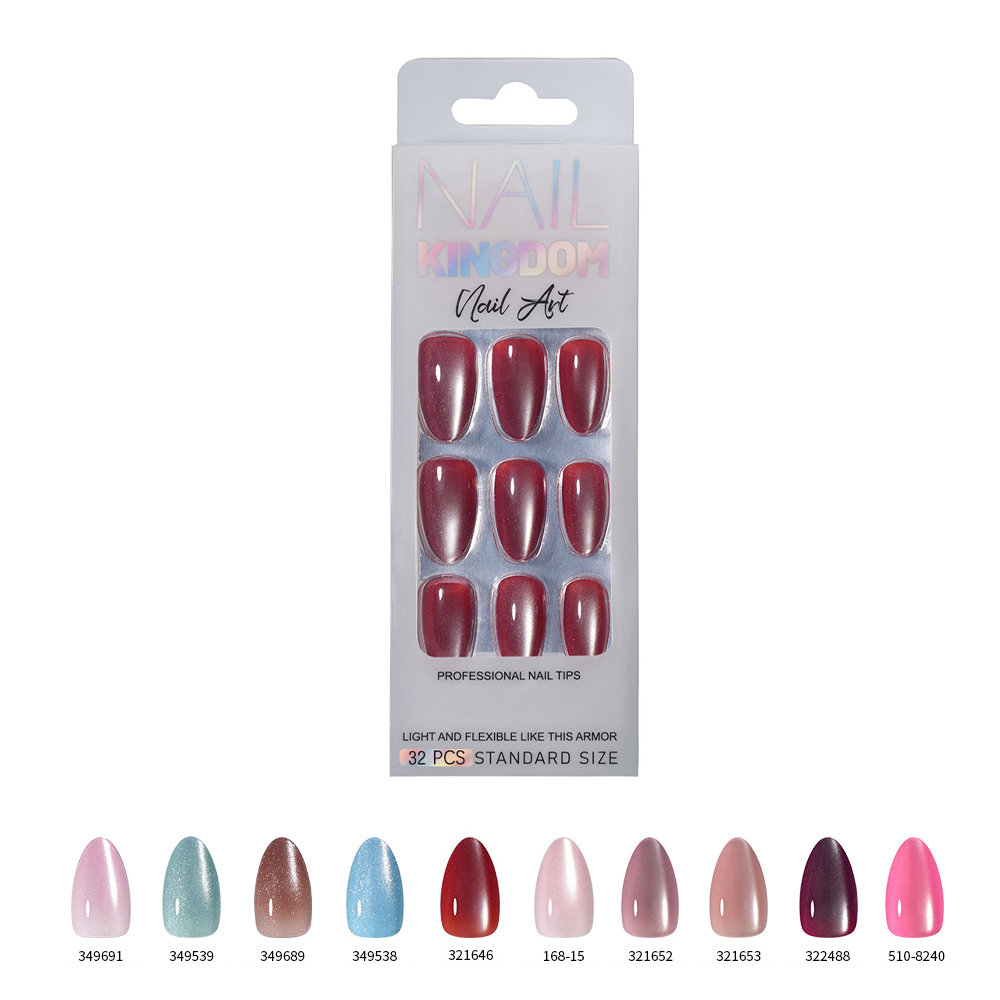 VITAGWX 32pcs Press on Nails A - Resin Art Glitter review and price