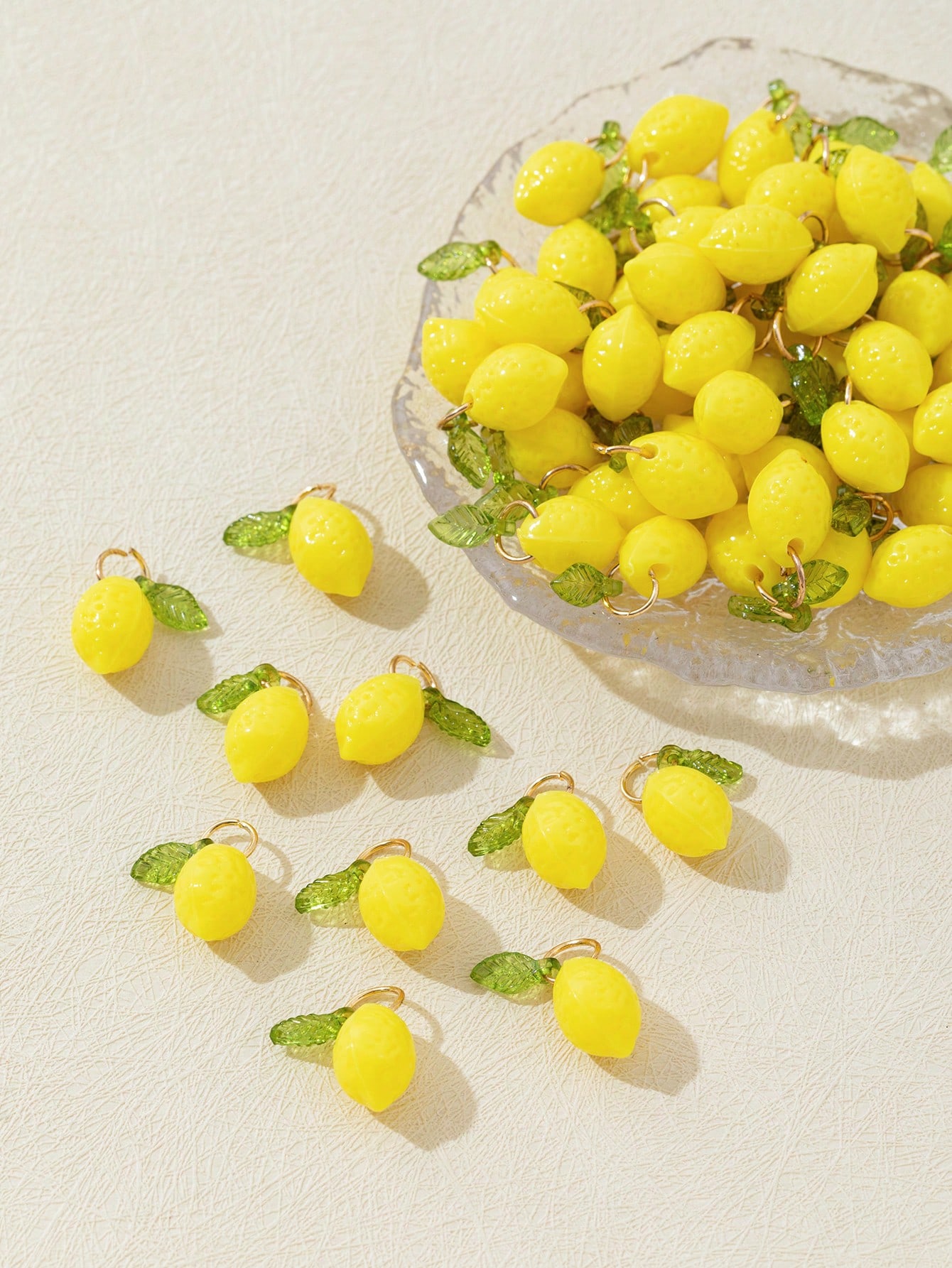 10Pcs 3D Lemon Resin Charms Pe - Resin Art Products review and price