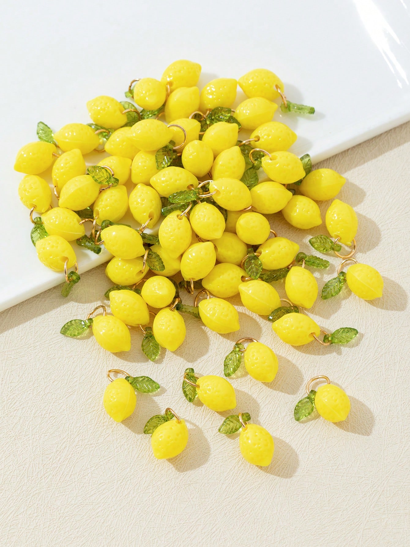 10Pcs 3D Lemon Resin Charms Pe - Resin Art Products review and price
