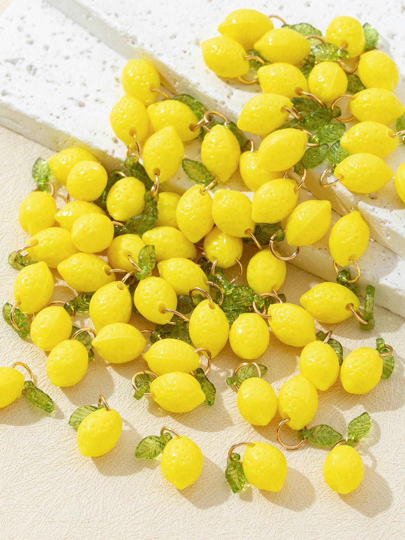 10Pcs 3D Lemon Resin Charms Pe - Resin Art Products review and price
