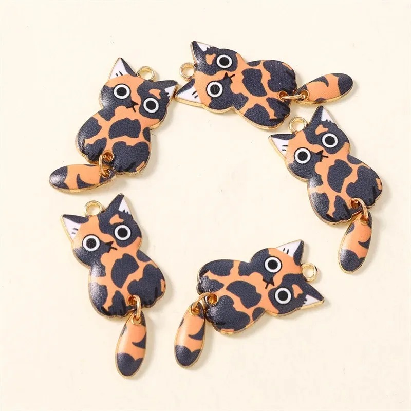 10Pcs 16×39mm Cute Cartoon Cat - Resin Art Products review and price