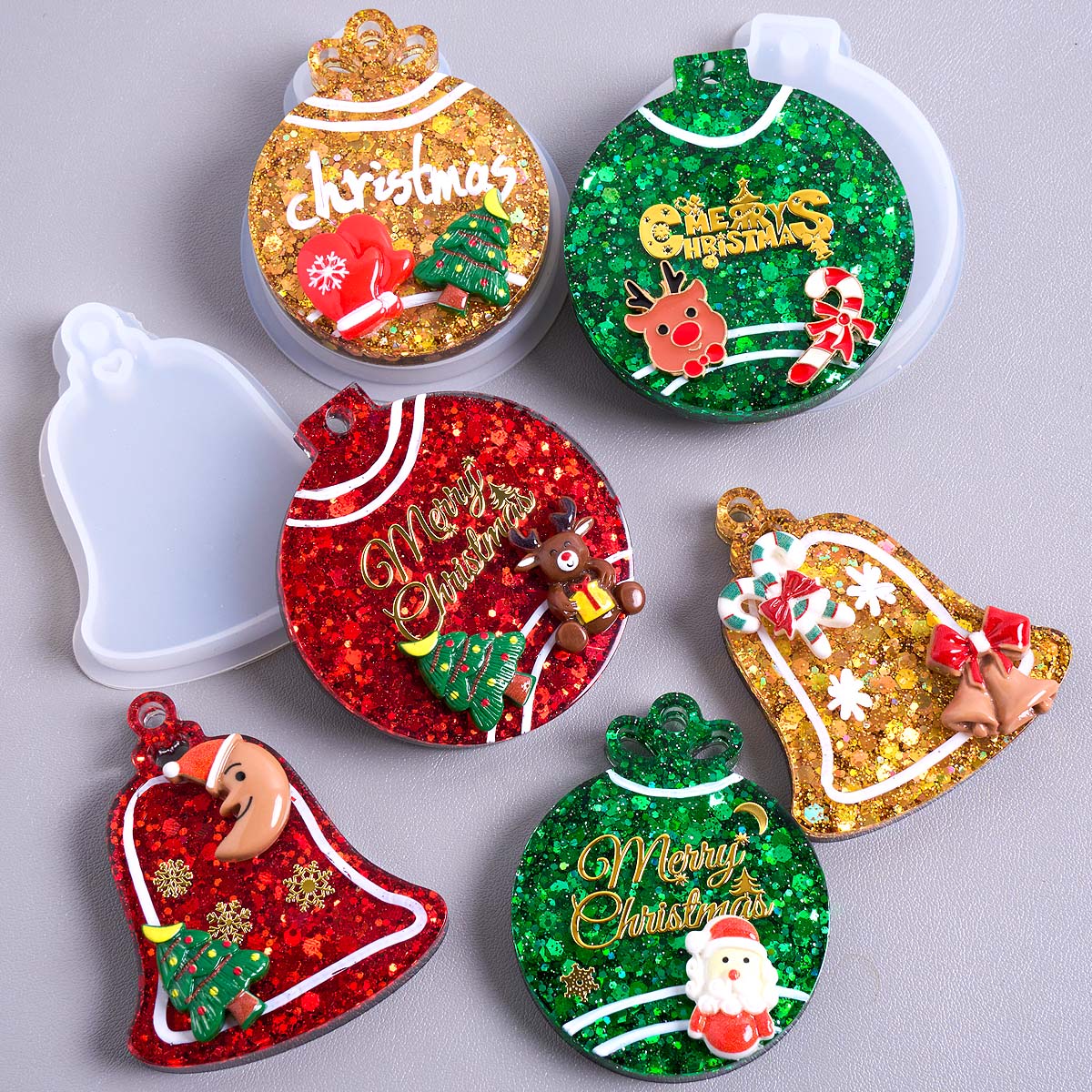 Xmas Tag Pendant Silicone Mold - Resin Art Products review and price