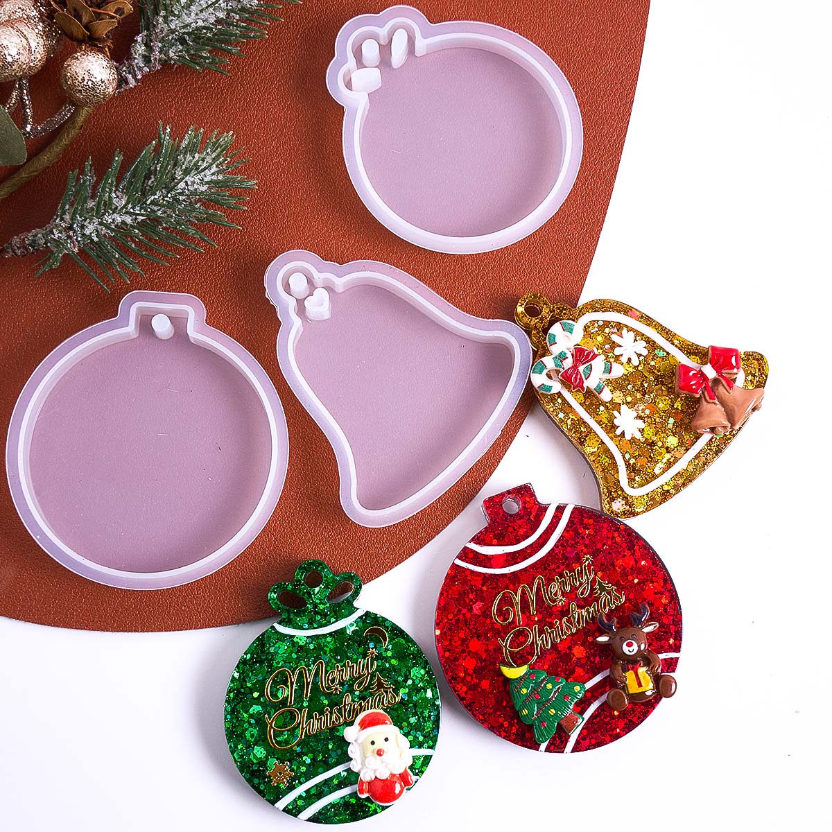 Xmas Tag Pendant Silicone Mold - Resin Art Products review and price