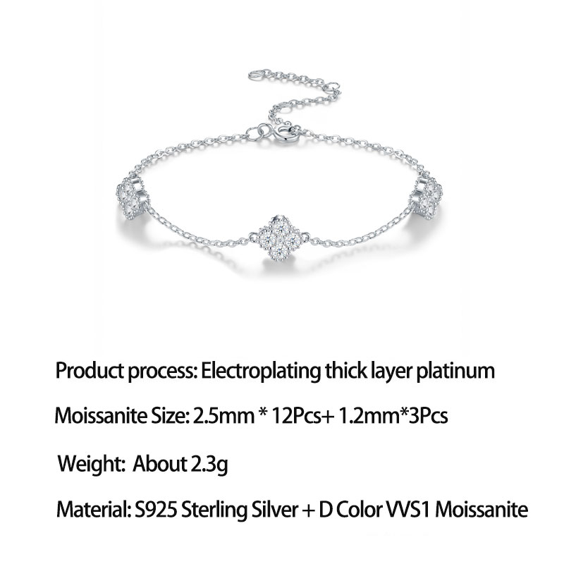LinkerLove 925 Silver Four-Lea - Gold Leaf Foil review and price