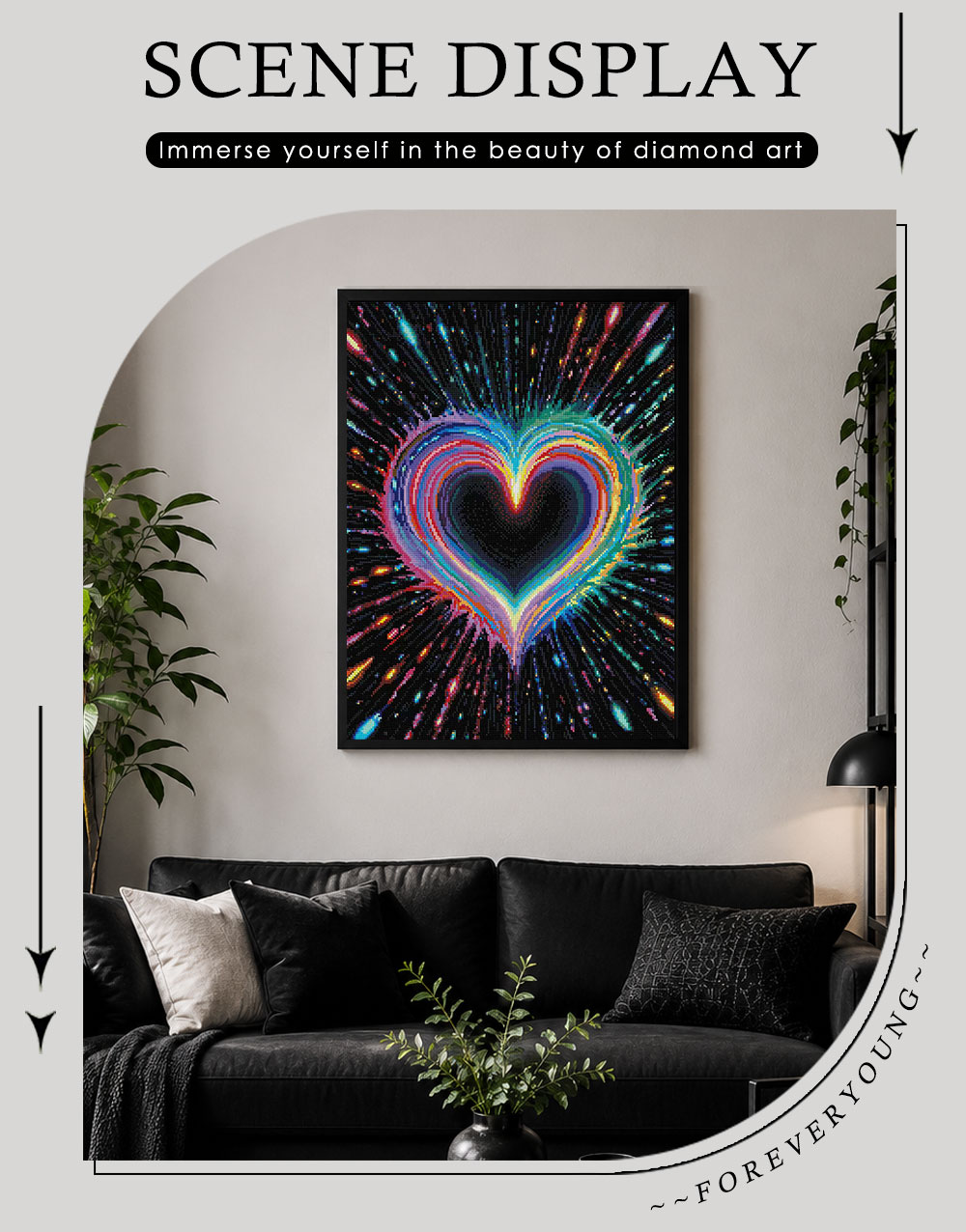 ForeverYoung 43.7×58.3cm Heart - Resin Art For Beginners review and price