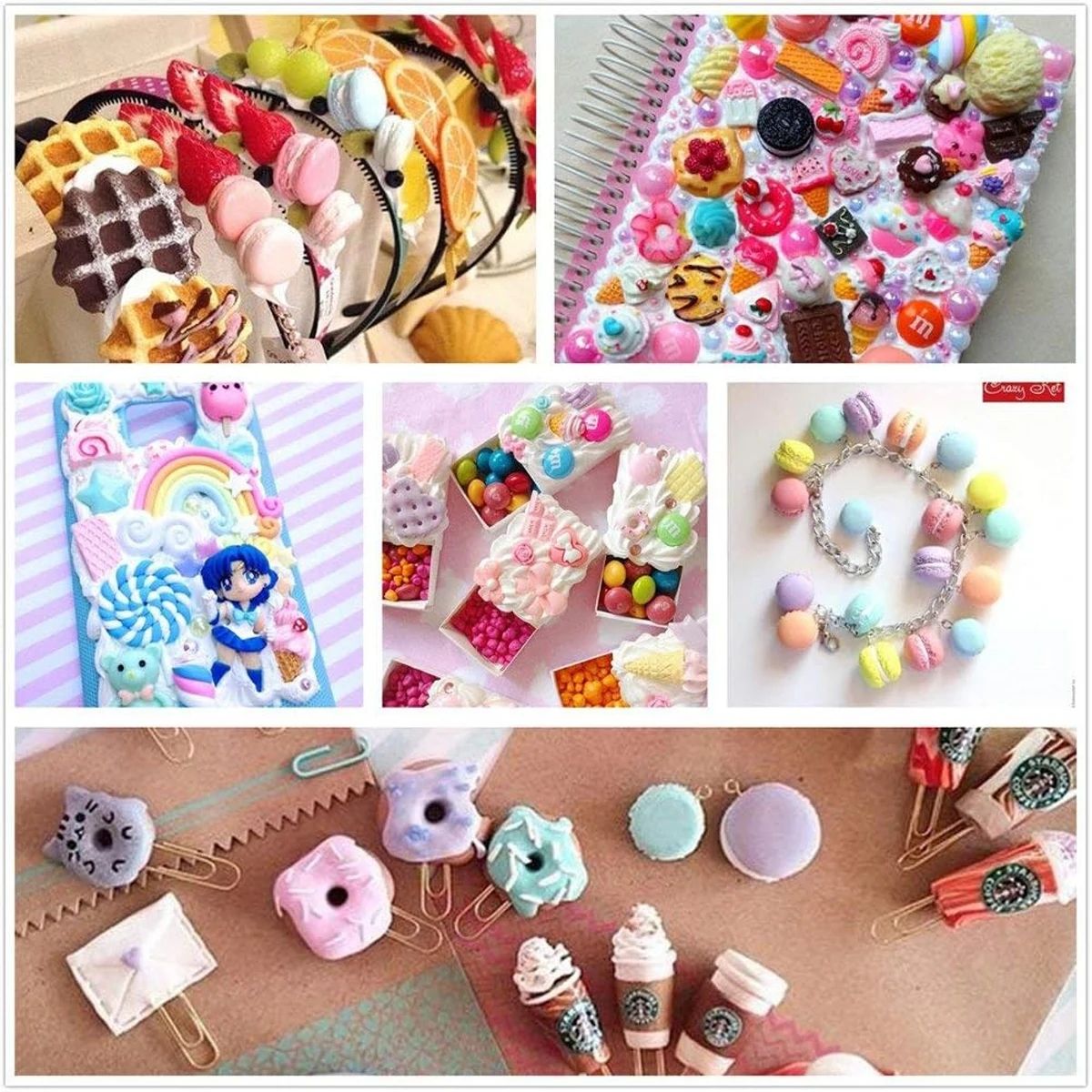 30pcs Random Candy Slime Charm - Resin Art Products review and price