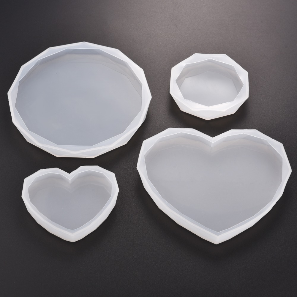 Resin Coaster Silicone Mold Ca - Resin Art Heart review and price