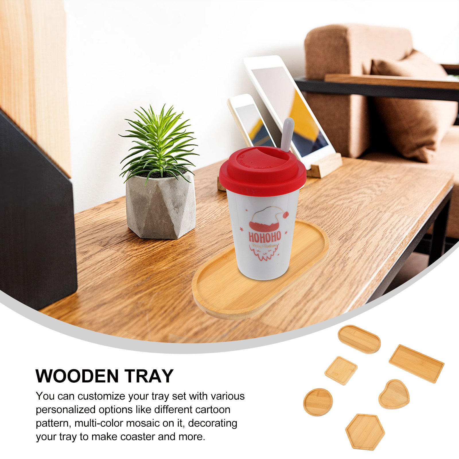 6Pcs Mosaic Wood Tray DIY Mold - Resin Art Wooden Tray review and price