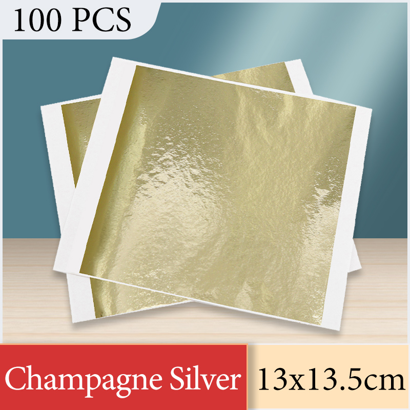 13x13.5cm Champagne Silver Foi - Gold Leaf Foil review and price