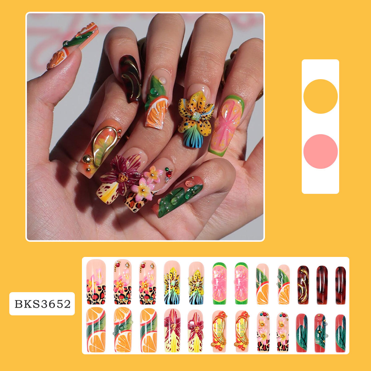 24Pcs Machine Made Press On Na - Resin Art Machine review and price