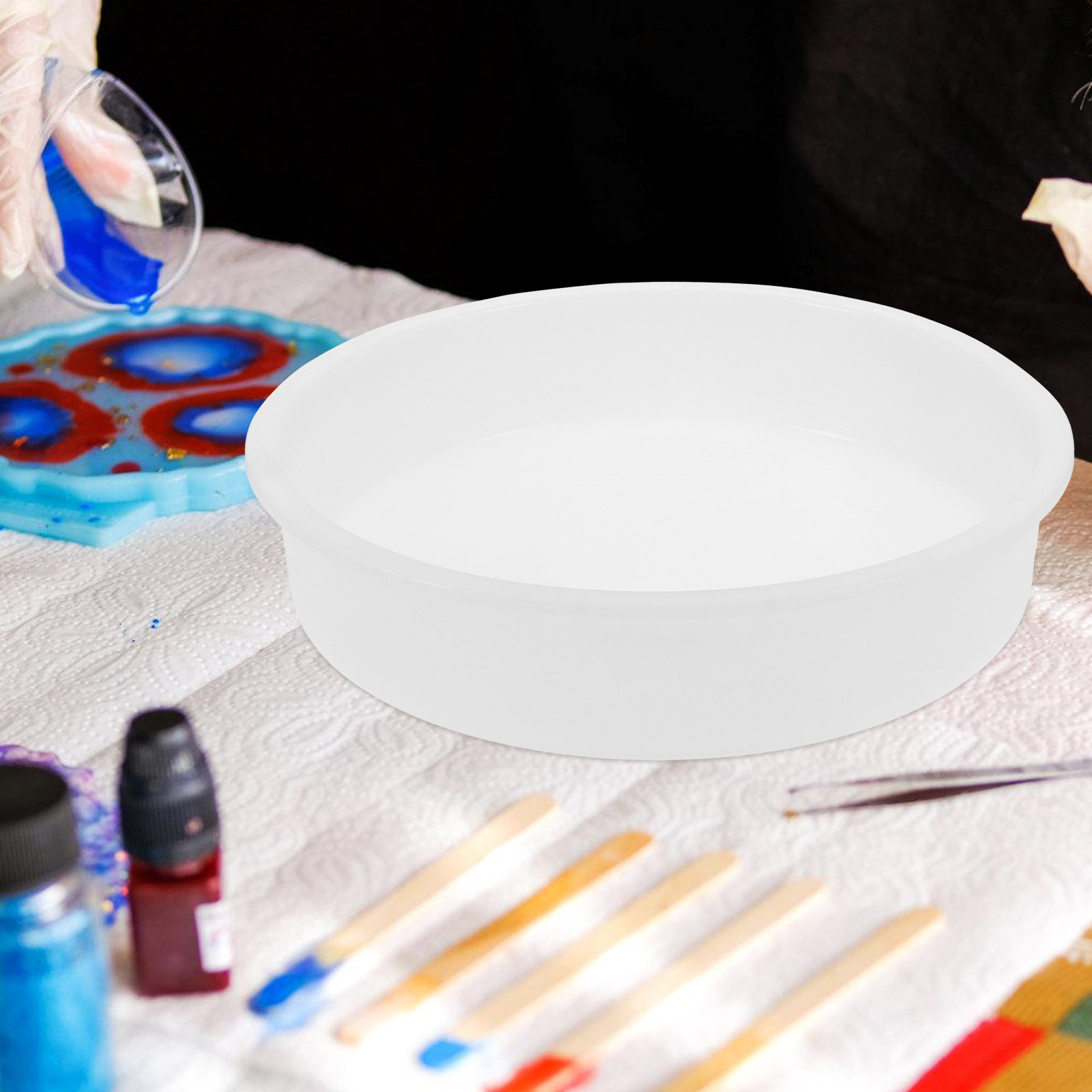 Premium Round Silicone Mold Se - Resin Art Wooden Tray review and price