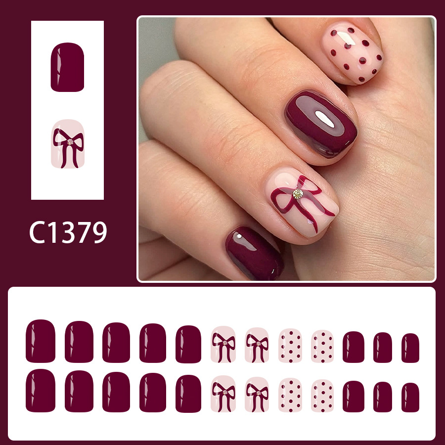 Short Square Press On Nails Gl - Resin Art Glitter review and price