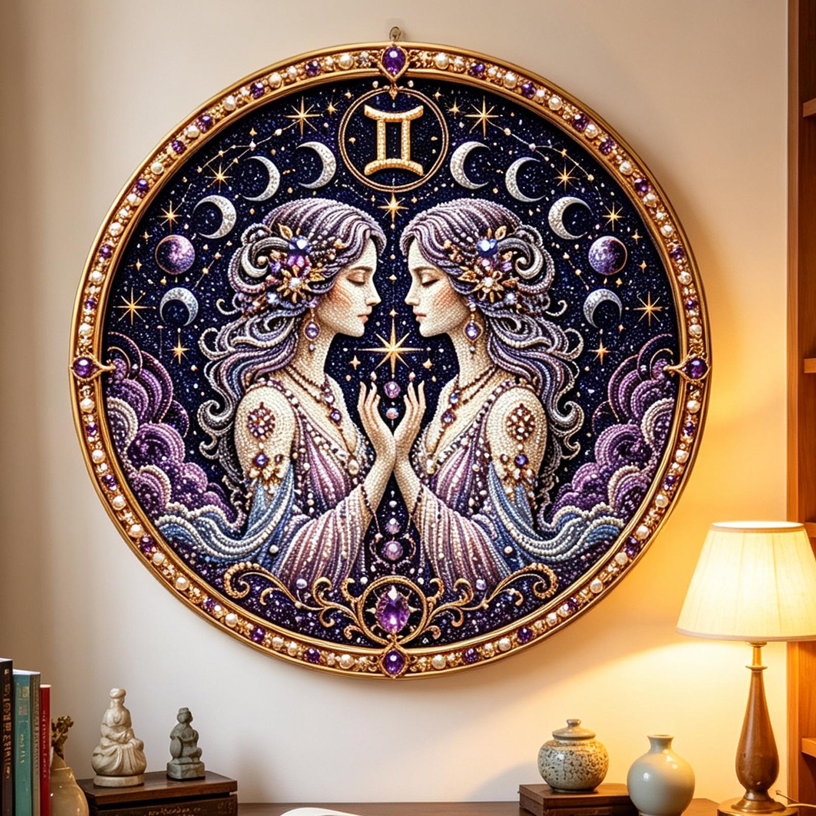 12 Zodiacs Signs Pearl Art Kit - Resin Art Products review and price
