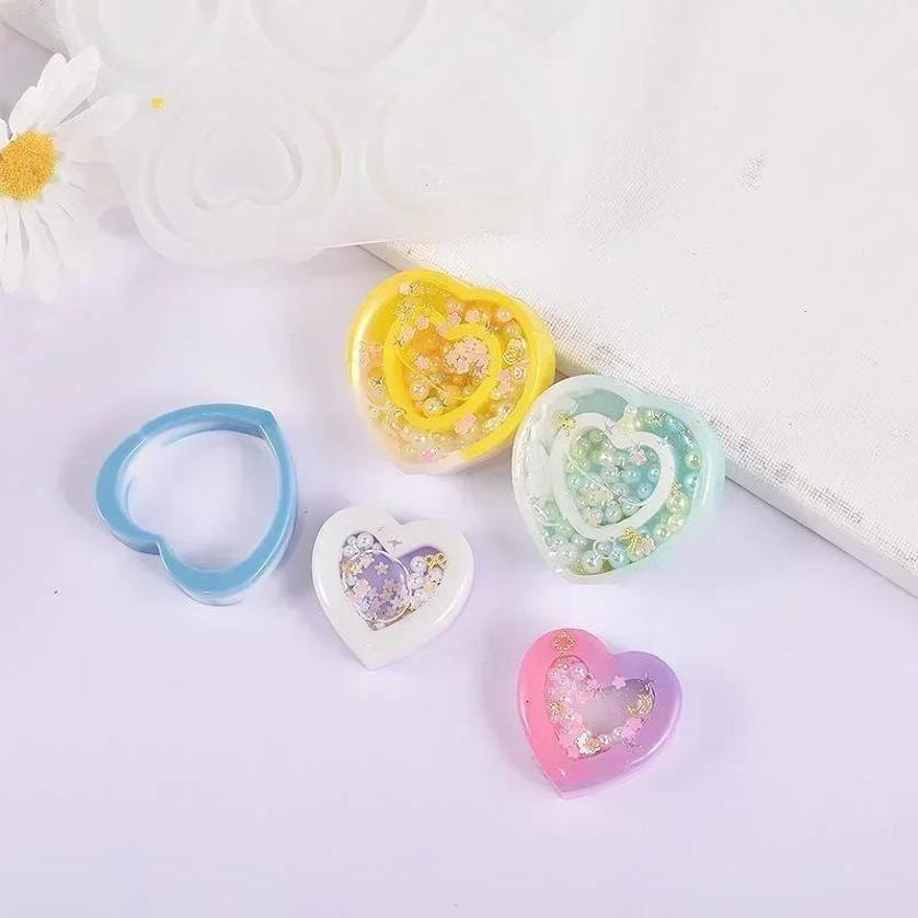 1 Pcs New Resin Shaker Silicon - Resin Art Heart review and price