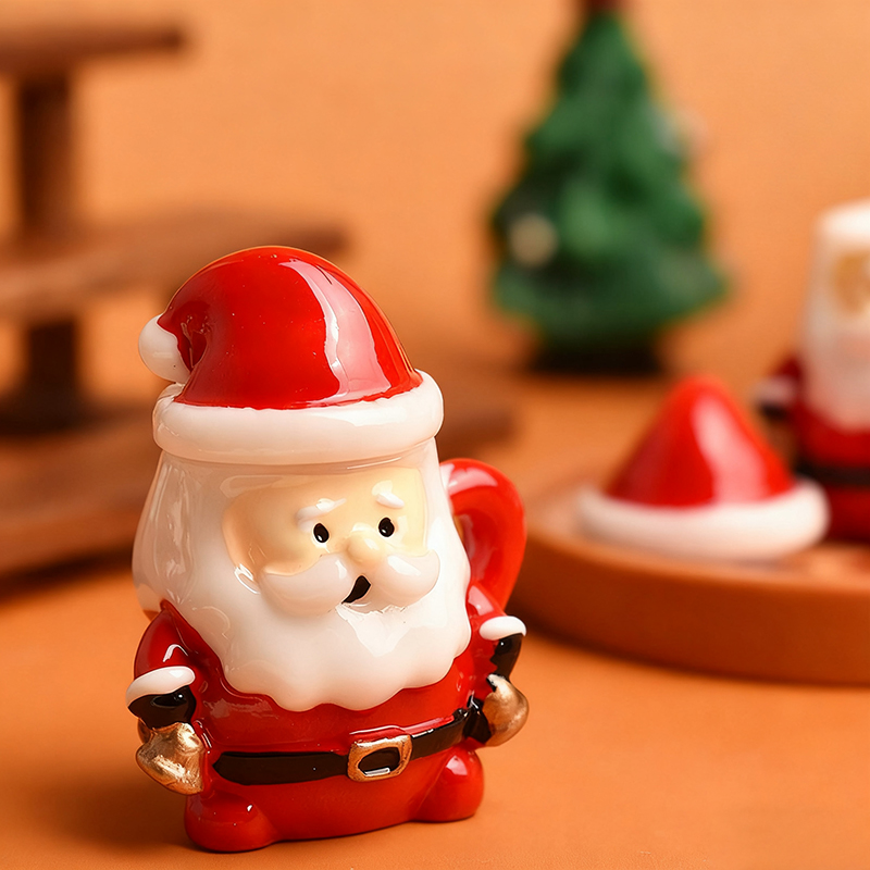 Mini Santa Teacup Ornament - R - Resin Art Products review and price