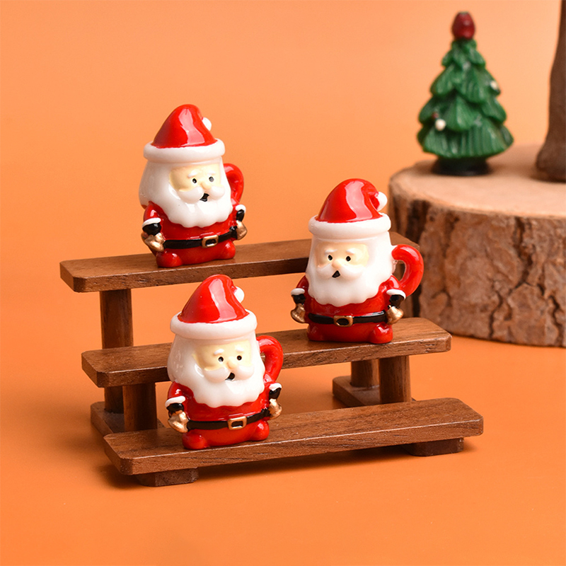 Mini Santa Teacup Ornament - R - Resin Art Products review and price