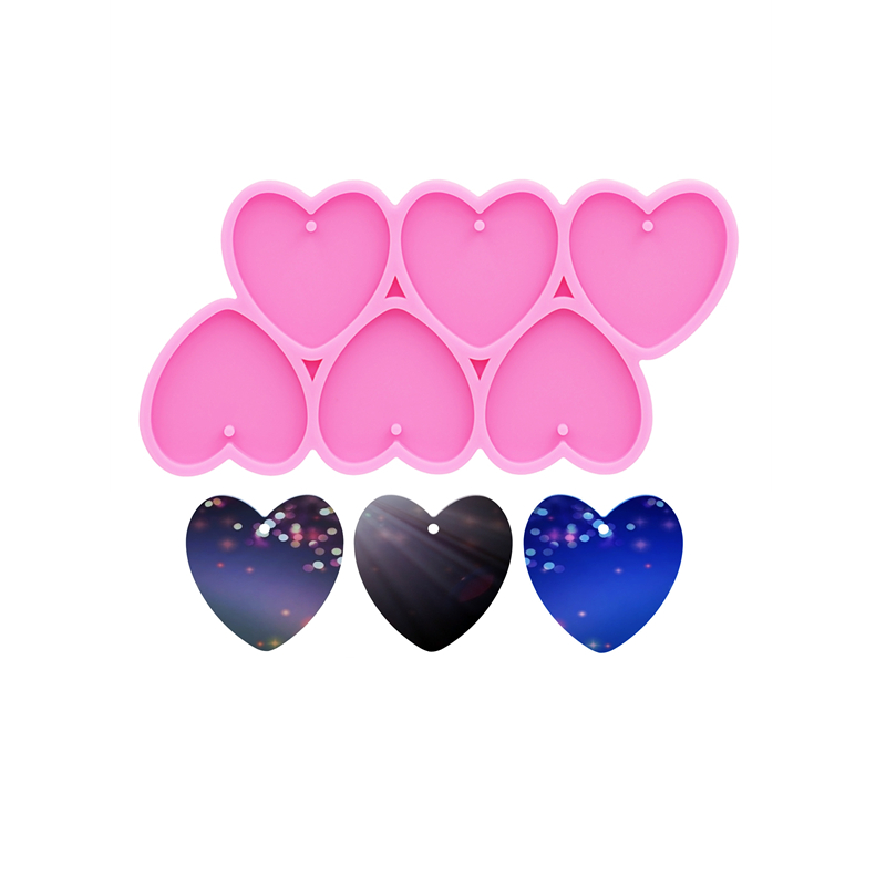 GJ-226 Shiny Heart Shape DIY E - Resin Art Heart review and price