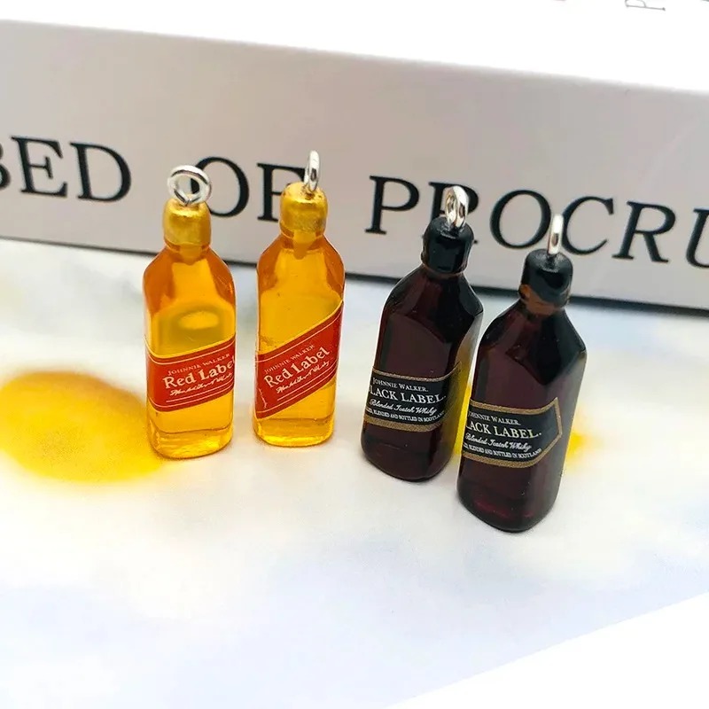 10Pcs Tiny Wine Bar Bottle Res - Resin Art Accessories review and price