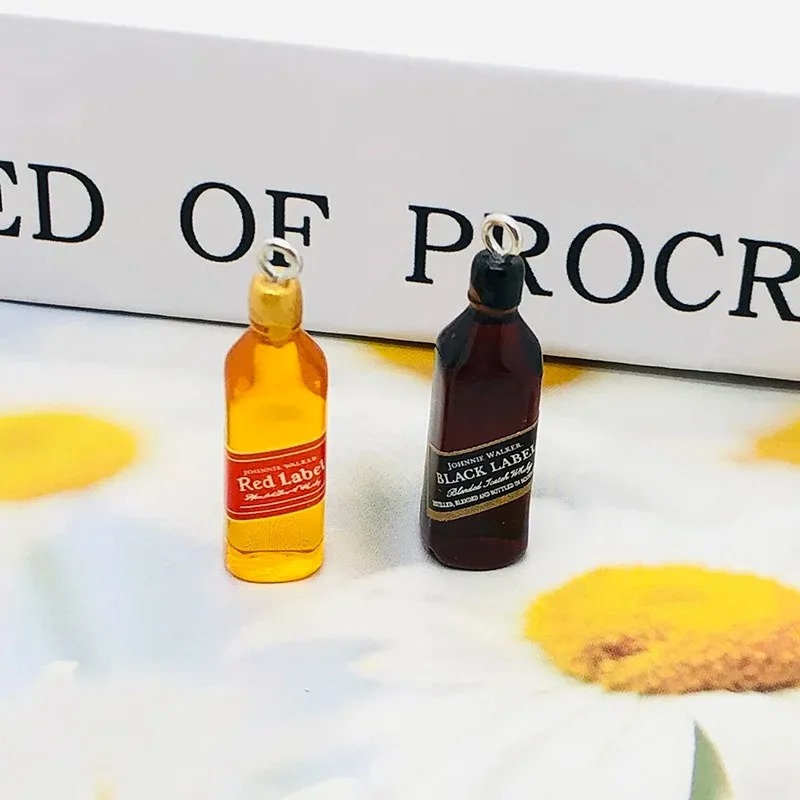10Pcs Tiny Wine Bar Bottle Res - Resin Art Accessories review and price