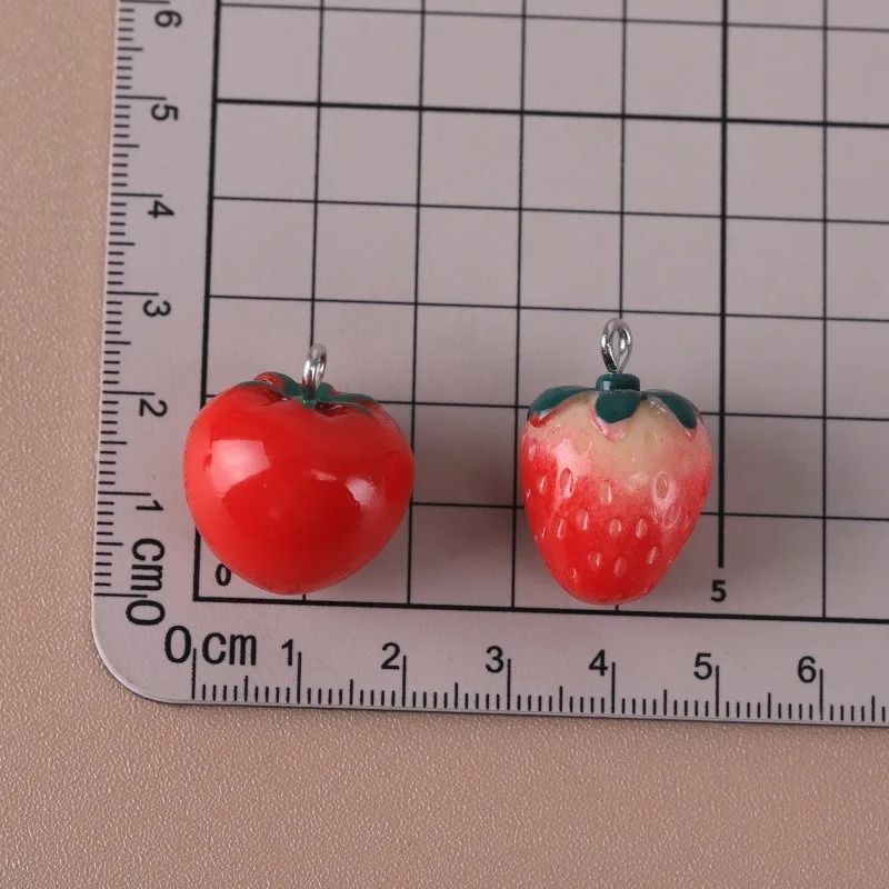 10 Pieces Realistic 3D Strawbe - Resin Art Accessories review and price