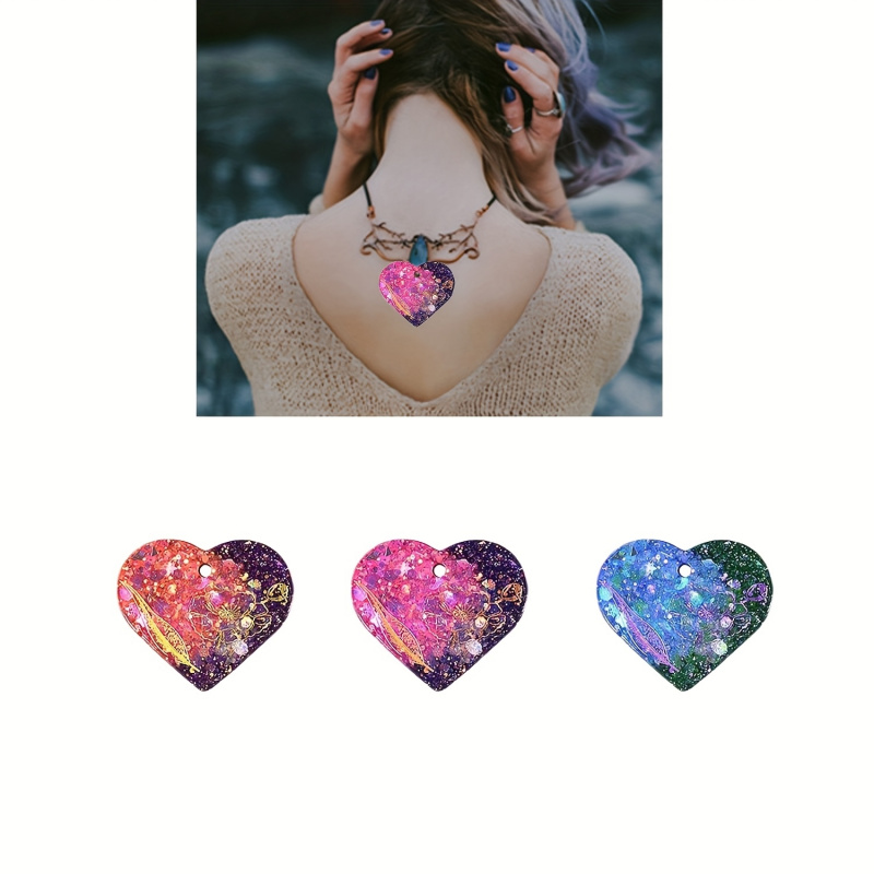 6Heart-shaped resin mold set,  - Resin Art Heart review and price