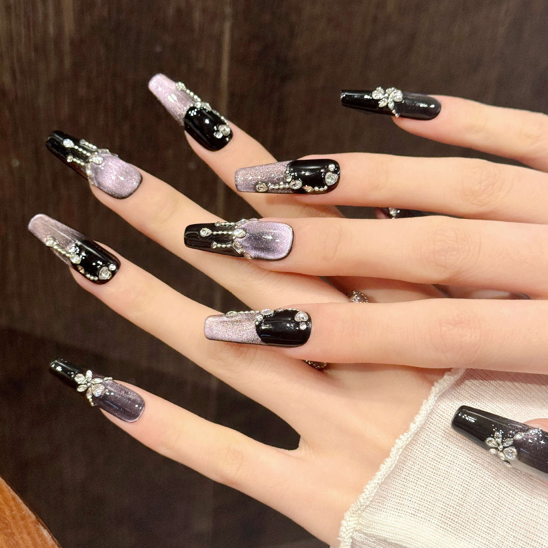 10pcs Black Purple French Styl - Resin Art Glitter review and price