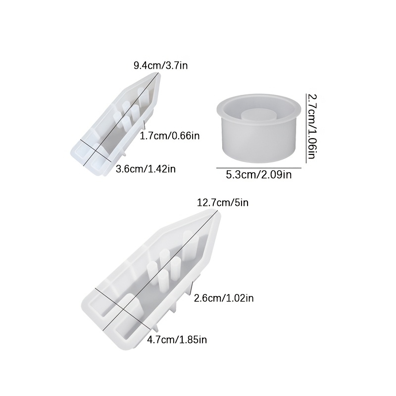DNEJIU 3pcs Resin Silicone Mol - Resin Art Heart review and price