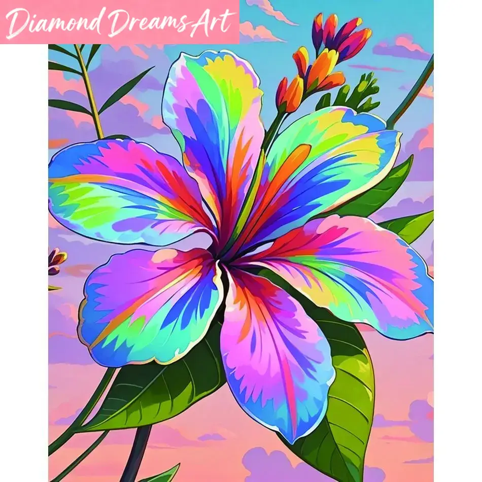 Frameless, Colorful Lily 5d Di - Resin Art Ideas review and price